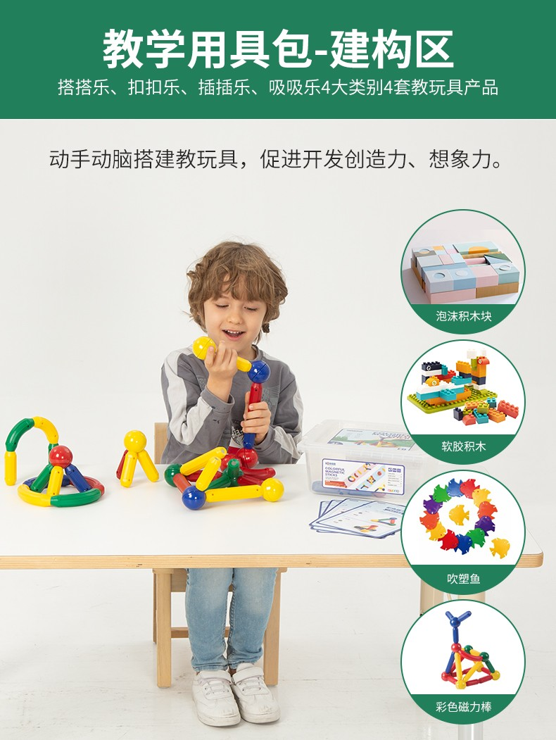 华森葳托育教室-建构区