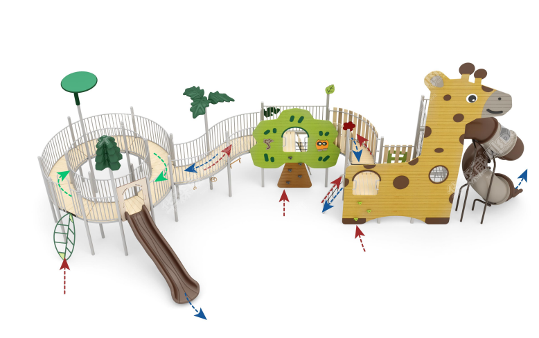 空中走廊森林动物主题 空中走廊森林动物主题