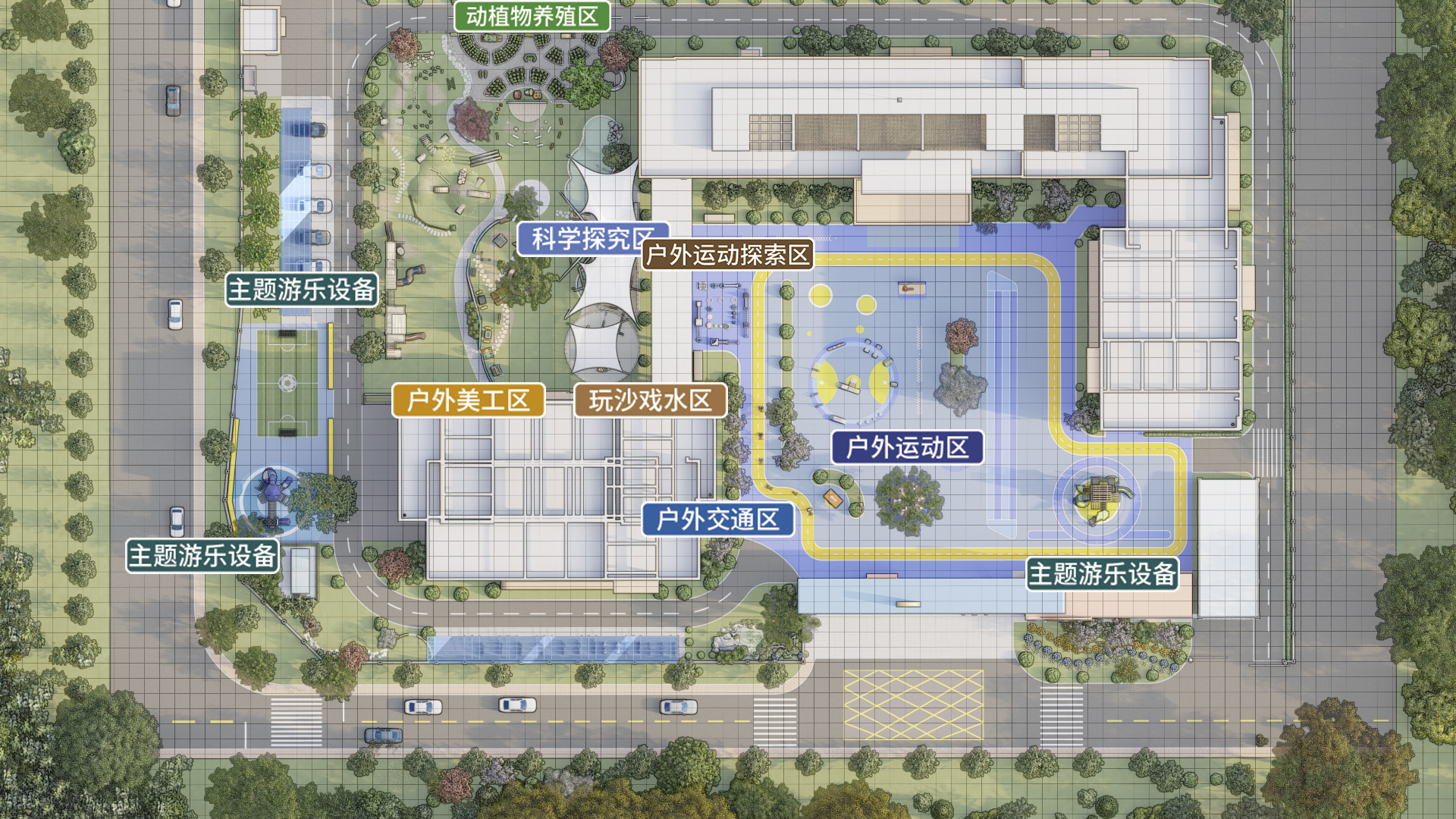 幼儿园户外游戏教具配置全攻略：八大功能区，打造多功能成长乐园